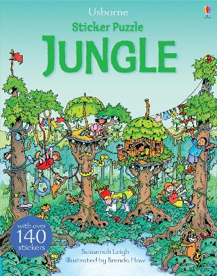 Book cover for Sticker Puzzle Jungle