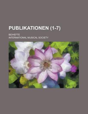 Book cover for Publikationen; Beihefte (1-7 )