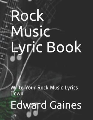 Book cover for Rock Music Lyric Book