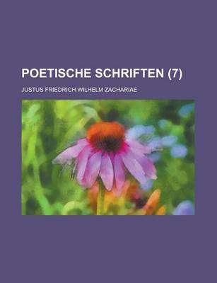 Book cover for Poetische Schriften Volume 7