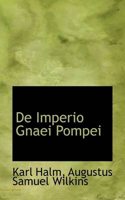Book cover for de Imperio Gnaei Pompei