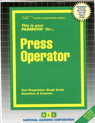 Book cover for Press Operator