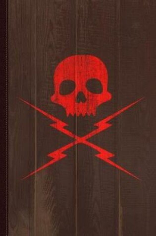 Cover of Skull and Bolts Vintage Journal Notebook