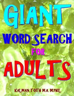 Book cover for Giant Word Search for Adults