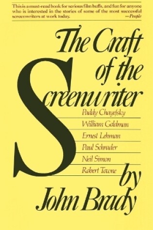 Cover of Craft of the Screenwriter