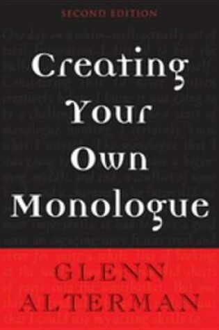 Cover of Creating Your Own Monologue