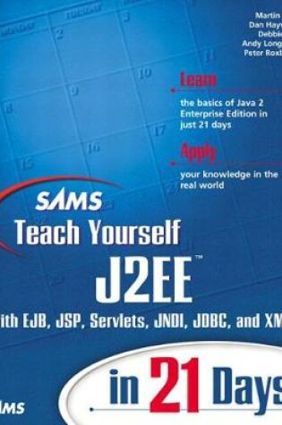 Cover of Sams Teach Yourself J2EE in 21 Days