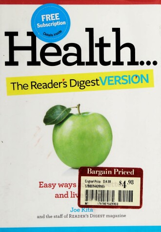 Book cover for Health: The Reader's Digest Version