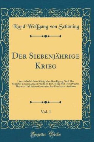 Cover of Der Siebenjahrige Krieg, Vol. 1