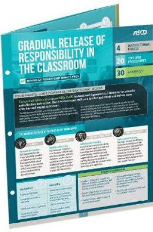 Cover of Gradual Release of Responsibility in the Classroom (Quick Reference Guide 25-Pack)