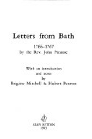 Cover of Letters from Bath