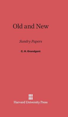 Book cover for Old and New