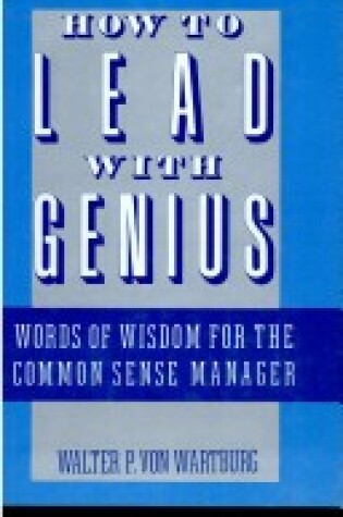 Cover of How to Lead with Genius