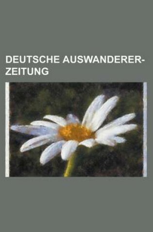 Cover of Deutsche Auswanderer-Zeitung