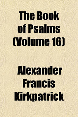 Book cover for The Book of Psalms Volume 16