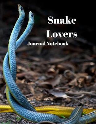 Book cover for Snake Lovers Journal Notebook