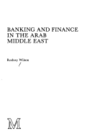 Cover of Banking and Finance in the Arab Middle East
