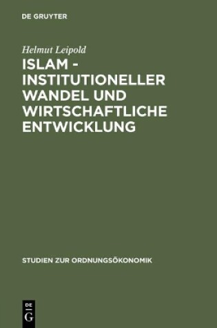 Cover of Islam - Institutioneller Wandel Und Wirtschaftliche Entwicklung