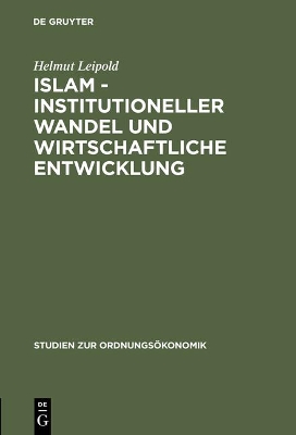 Book cover for Islam - Institutioneller Wandel Und Wirtschaftliche Entwicklung