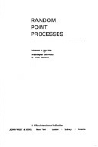 Cover of Random Point Processes