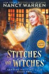 Book cover for Stitches and Witches (Large Print)