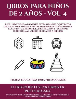 Cover of Fichas educativas para preescolares (Libros para niños de 2 años - Vol. 4)