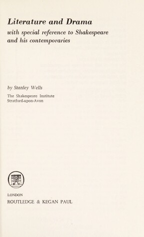 Cover of Literature and Drama