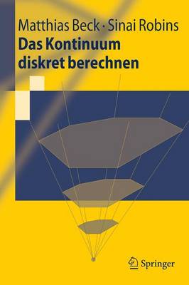 Book cover for Das Kontinuum Diskret Berechnen