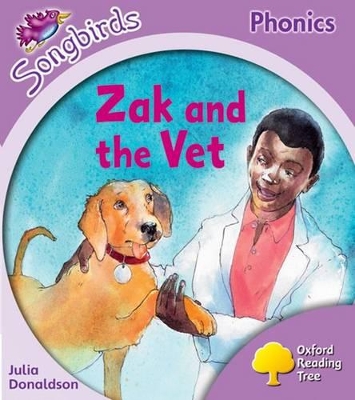 Cover of Oxford Reading Tree Songbirds Phonics: Level 1+: Zak and the Vet