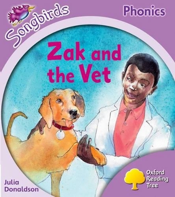 Book cover for Oxford Reading Tree Songbirds Phonics: Level 1+: Zak and the Vet