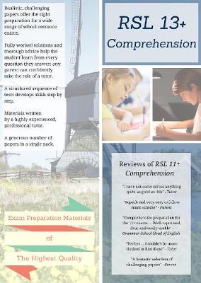 Book cover for RSL 13+ Comprehension