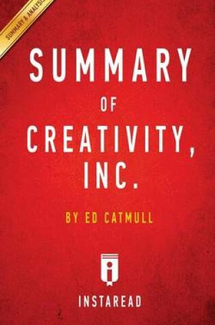 Cover of Summary of Creativity, Inc.