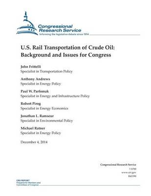 Book cover for U.S. Rail Transportation of Crude Oil