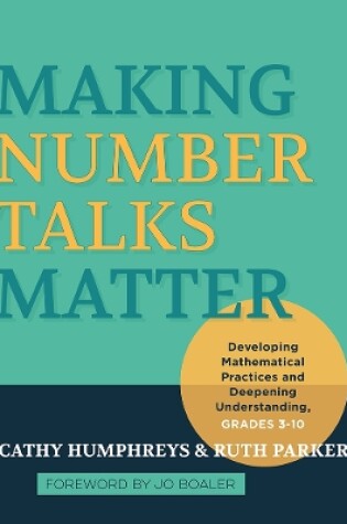 Cover of Making Number Talks Matter