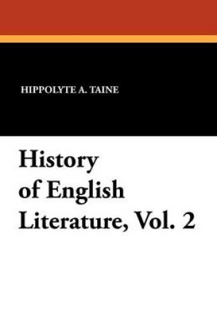 Cover of History of English Literature, Vol. 2