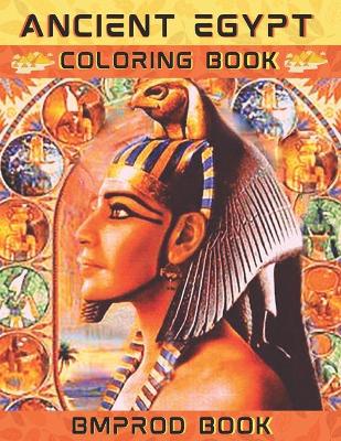 Book cover for Ancient Egypt Coloring Book