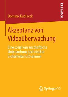 Book cover for Akzeptanz von Videoüberwachung