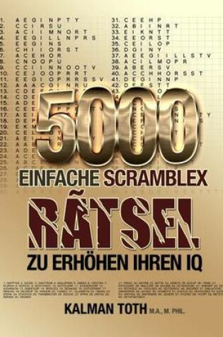 Cover of 5000 Einfache Scramblex Ratsel Zu Erhohen Ihren IQ