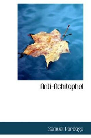 Cover of Anti-Achitophel
