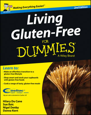 Book cover for Living Gluten-Free For Dummies - UK