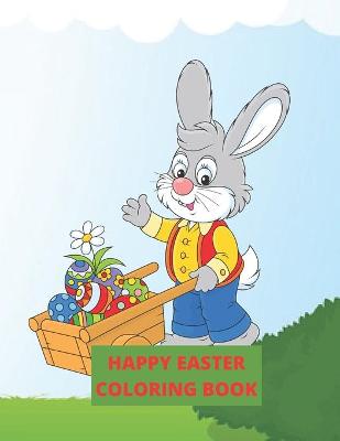 Book cover for Happy Easter Coloring Book