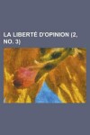 Book cover for La Liberte D'Opinion