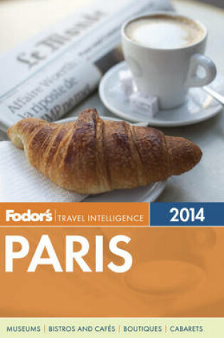 Cover of Fodor's Paris 2014