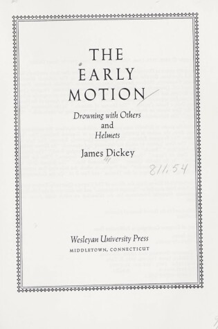 Cover of The Early Motion