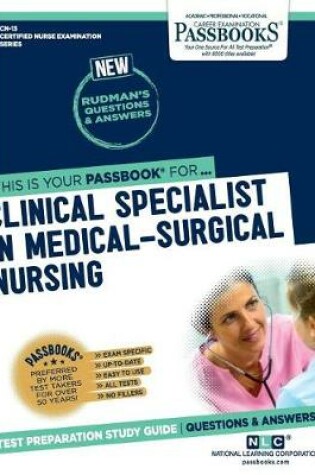 Cover of Clinical Specialist in Medical-Surgical Nursing (Cn-13)