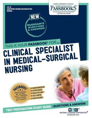 Book cover for Clinical Specialist in Medical-Surgical Nursing (Cn-13)