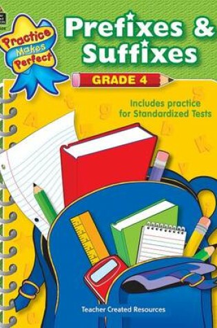 Cover of Prefixes & Suffixes Grade 4
