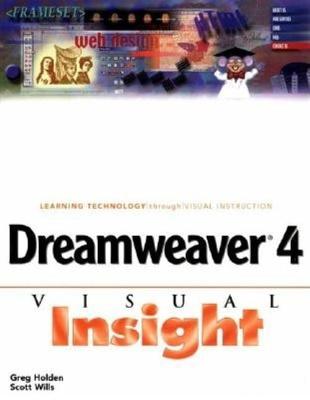 Book cover for Dreamweaver 4 Visual Insight