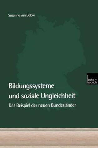 Cover of Bildungssysteme und soziale Ungleichheit