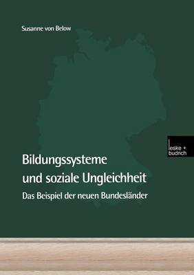 Book cover for Bildungssysteme und soziale Ungleichheit